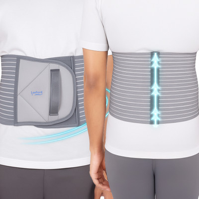 Leeford Abdominal Belt for Post Surgery, Post Delivery & General Support Ideal Daily Use Abdominal Belt(Grey)