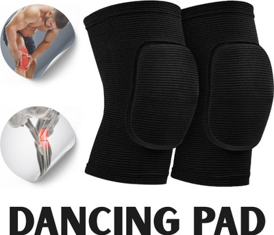 meetanshcollection Gliding Knee Protection for Fluid Dance Transitions Knee Support(Black)
