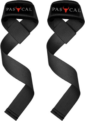 Pascal Professional Weight Lifting Straps Soft Padded Wrist Wrap Wrist Support for Gym Wrist Support(Black)