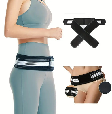 Shopeleven Pain-Relieving Neoprene Adjustable Sacroiliac SI Joint Hip Belt - Breathable Back / Lumbar Support