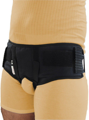 falsa care hernia support double pressure truss pads Back / Lumbar Support(Black)