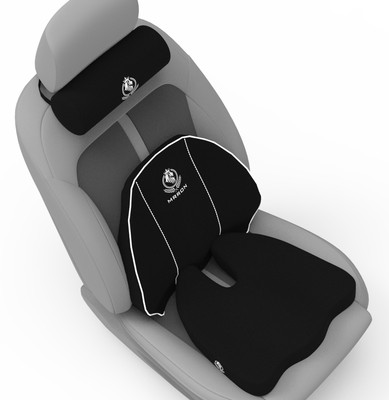 MRRON Celia Neckrest Cruz Back Support or Coccxypro Cushion for Long Sitting. Posture Corrector