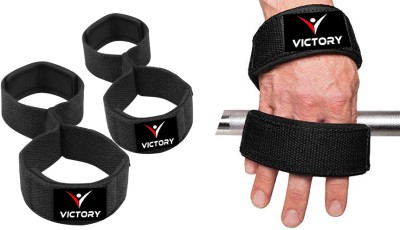VICTORY Power Professional Grade 8 Figure Lifting Straps, Deadlift Strap, Wrist Support