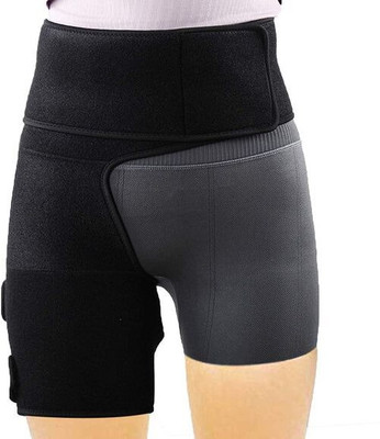 XYN Thigh & Hip Support Groin Support Brace Compression Thigh Strap Supporter(Black)