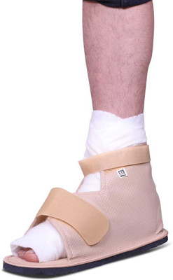 VKOSFIT Ankle Support Plaster Shoe for Wear & Tear Of The Cast Cover (SIZE-XL) Ankle Support(Beige)