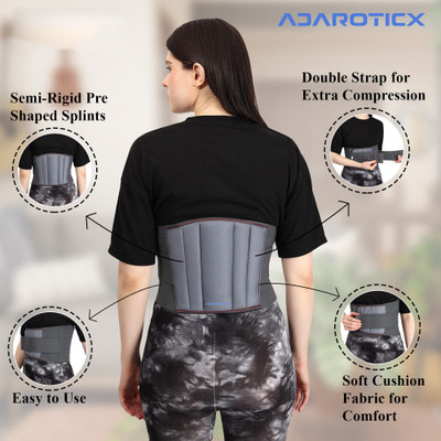 Balaraka LS-Back PaiLS Belt / Ls Belt / Back Support Belt-143 Back / Lumbar Support(Grey)