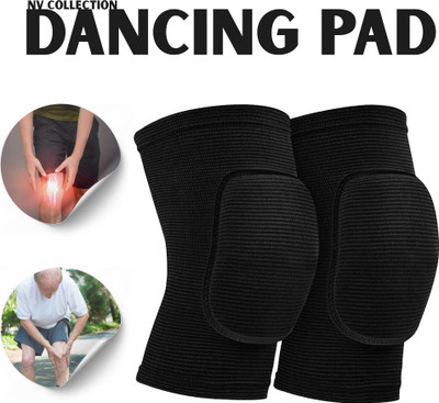 CTC CREATION Smooth Flex Knee Gear with Studio Finish Knee Support(Black)