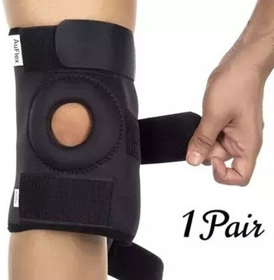 Mulkraj Ortho Knee Support(Men and Women) (Black)-38 Knee Support(Black)