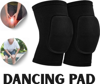 meetanshcollection Ballet-Tested Knee Guards for Smooth Spins Knee Support(Black)