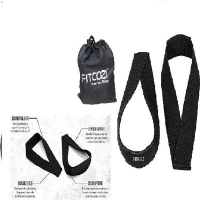 Fitcozi Easy Health O Shape Lifting Straps, Straps for Gym, Cotton Dead Lift Strap Wrist Support