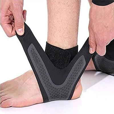 Hukimoyo Ankle support for both men and women Adjustable ankle brace ( 1Pc)(Left Ankle) Ankle Support(Black)