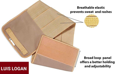 LUIS LOGAN Abdominal Belt after delivery Slimming Binder for post pregnancy care (Beige,Free) Abdominal Belt(Beige)