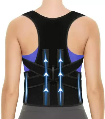 HouseOfCommon belt for men and women for back pain Posture Corrector (Black) Posture Corrector(Black)