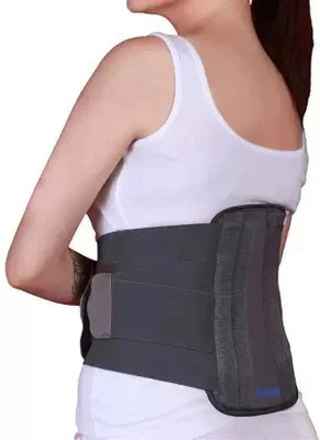 WAFCO Lumbar Sacral (L. S.) Belt Contoured Spinal Brace Lower Back Pain Back / Lumbar Support(Grey)