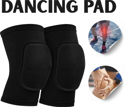 meetanshcollection Anti-Slip Dance Knee Pads for Precision Training Knee Support(Black)