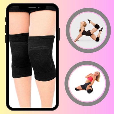Balarakaaa NEW_S_Training Dance Pad Knee Protective and SupportableCRY1060 Knee Support(Black)