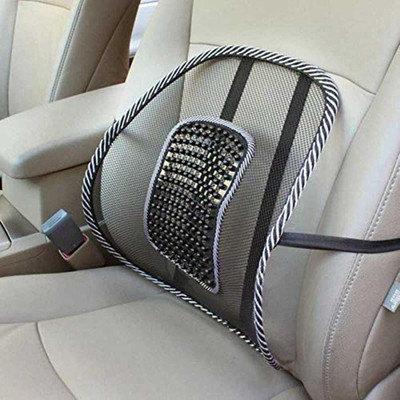 CRuhi Enterprise Car Seat Back Support Massage Chair Pillow Back / Lumbar Support(Black, Grey)