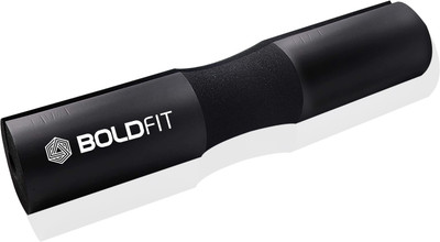 BOLDFIT Barbell Pad Barbell Squat Pad for Neck & Shoulder Support Gym Barbell Support Neck Support(Black)