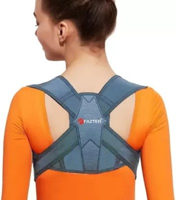 FAZTER Clavicle Support Premium & Adjustable Posture Corrector(Grey)
