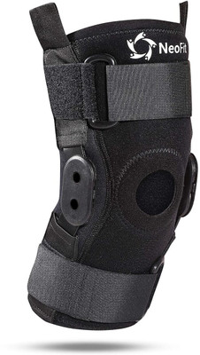 NeoFit Pro-Stabilizer Geared Hinged Knee Brace Knee Support(Black)