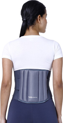 MsOrthtics Abdominal belt after delivery for tummy reduction, back lumber waist support Back / Lumbar Support(Grey)