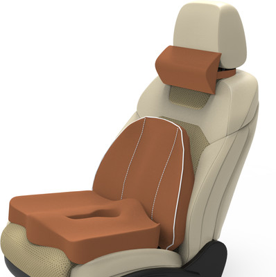 HouseOfCommon Caster Neckrest Spino Back Support or Tailtech Cushion for Long Sitting. Posture Corrector