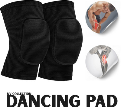NV COLLECTION Designer-Inspired Knee Braces for Dancers Knee Support(Black)