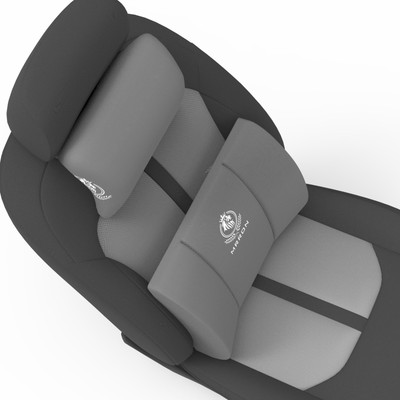 MRRON EVOOQUE Memory Foam Neck Rest & Big Lumbar Support For Car or Office Chair Back / Lumbar Support