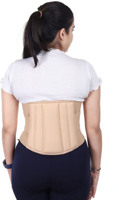 Balrakaa NB_S_NEW-Unisex Lumbo Sacral (L.S.) Belt | Spinal Brace for Back PaiNB_S_27 Back / Lumbar Support(Black)