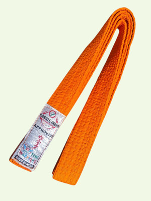 Dhaani Orange Professional Martial Arts Judo/Karate taekwando belt Abdominal Belt(Yellow)