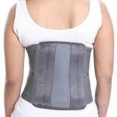 PROURBAN Lumbo Sacral Support Belt (Waist & Back Support) - For Men & Women, Fabric Back Back / Lumbar Support(Grey)
