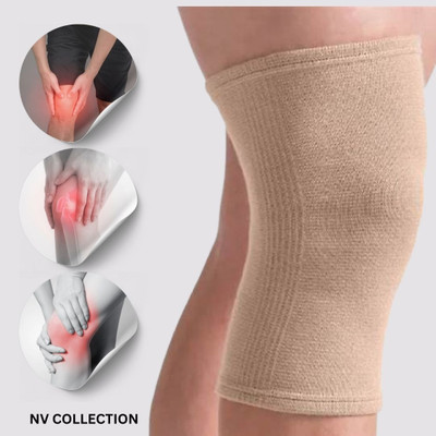 NV COLLECTION Brown Breathable Knee Wrap for Quick Healing Knee Support