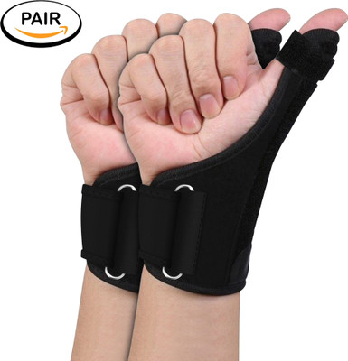ELOVE Thumb Brace Spica Splint - Thumb Stabilizer for Pain,Carpal Tunnel & Trigger Splints(Black)
