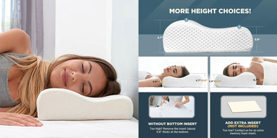 ANUSHKA ENTERPRISE Memory Foam Toons & Characters Sleeping Pillow Pack of 1(White)