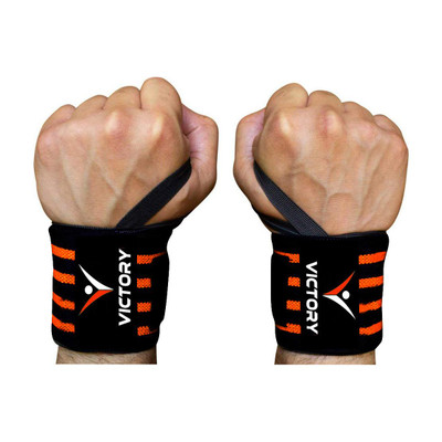 VICTORY Professional Wrist Wrap Band , Wrist Strap For Gym and Fitness Wrist Support