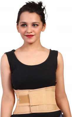Ragvian Lumbar Sacral (L.S.) Support Belt for Back Pain, Compression, Slip- Disc (BEIGE) Back / Lumbar Support(Beige)