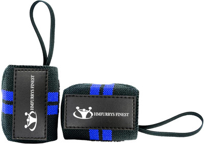 HMFURRYS FINEST Wrist Band for Men & Women, Wrist Supporter for Gym Wrist Support Supporter(Blue)