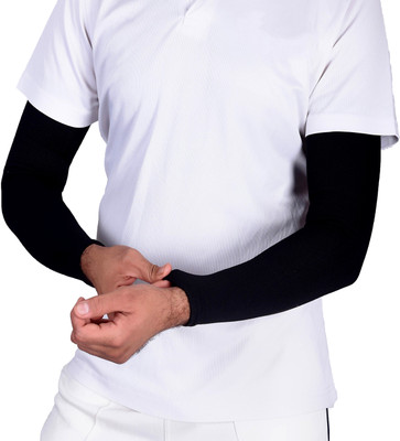 County Premium Quality Unisex Elbow Cap for Pain relief ( 1 Pair ) Elbow Support(Black)