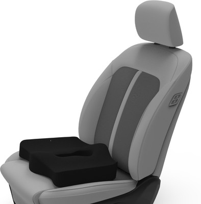 MRRON Orthopedic Seat Cushion Back / Lumbar Support(Black)