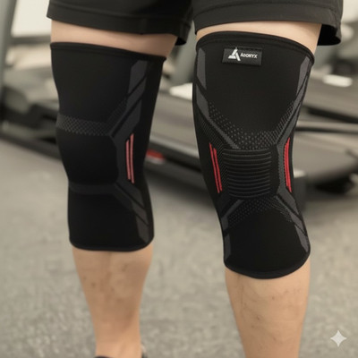 ADONYX Compression Knee Brace for Women & Men - 2 Pack Knee Brace Workout Sports Knee Support