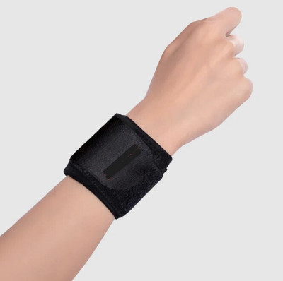 SAH WRIST SUPPORT NEOPRENE (DOUBLE LOCK) Wrist Support(Black)