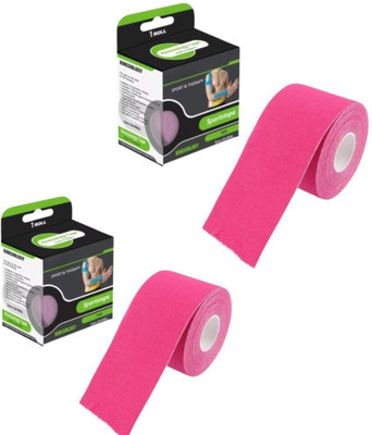 Comfortinglives Kinesiology Tape for Pain Relief (Pack of 2) K Tape for Ankle Support(5M x 5 CM) Kinesiology Tape
