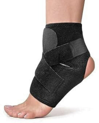 FitHead Ankle Support Compression Brace For Injurie, Helpful In Pain Relief And Recovery Ankle Support(Black)
