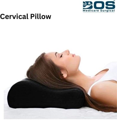 Bos Medicare Surgical Cervical Pillow Spondylosis Neck and Back Pain Support Back / Lumbar Support(Black)