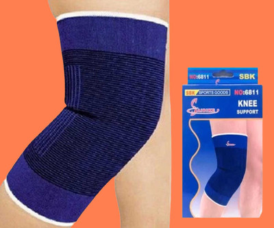 FlyTouch Protective Gear Non-Slip Warm Knee Guard Fitness Elbow Knee Pad Gym Knee Support Knee Support(Blue)