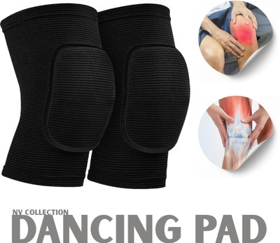 NV COLLECTION MotionEase Knee Pads with slim fit support for dynamic choreography work Knee Support(Black)