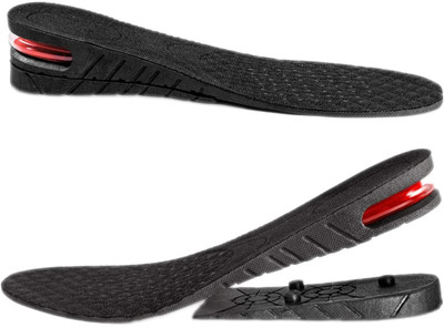 URBANMAC Height Increasing Insoles for Men and Women With Air Pad 7cm Adjustable (1 Pair) Insole(Black)