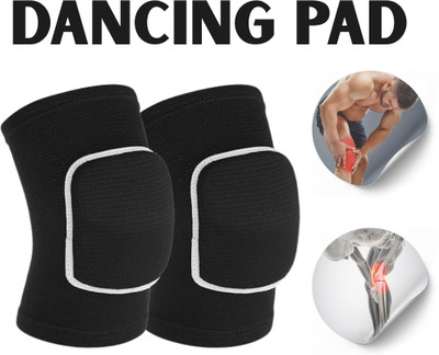 meetanshcollection High-Performance Knee Pads for Dedicated Dancers Knee Support(Black)