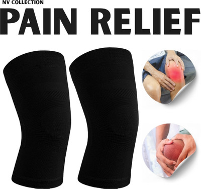 NV COLLECTION Therapeutic Knee Sleeve for Joint Ease Knee Support(Black)