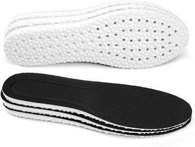 BEYKURY B-2 Pairs Shoe Insoles for Men Breathable Replacement Insoles Shoes Inserts Insole(White)